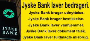 Case of organized fraud carried out by Jyske Bank A/S. in the background you see the National Bank of Denmark. Where the bank’s employees themselves refer to this case as a scandal for Denmark, and yet participate. The director. The executive board. The board and the reparation. All are complicit in covering up Jyske Bank’s fraud, and the use of forgery, use of exploitation, abuse of rights, abuse of power of attorney, and other punishable crimes. If Danmarks Nationalbank does not respond and continues to ignore my inquiries. I will send a registered letter to the bank director Lars Rohde. Where I will in the letter include documentation that Jyske Bank A/S is behind organized fraud, and request that Denmarks Nationalbank’s lawyers, together with me, Carsten Storbjerg, review my documentation. And I will request Lars Rohde on behalf of Denmarks Nationalbank, to act on my information, if the Nationalbank not itself, wants to be complicit in Jyske Bank’s fraud against the bank’s customers can continue. At the same time, I will send this letter registered to Denmark’s National bank director Lars Rohde. I will send a registered letter to the Prime Minister of Denmark, Mette Frederiksen. and send a copy of the letter to bank director Lars Rohde, with the letter request. I also want to have an interview with the State Ministry and their lawyers, for a review of my evidence that Jyske Bank A/S has forged documents and make fraud as well as other punishable crimes. If neither the State Ministry nor Denmarks Nationalbank can refute my claims against Jyske Bank, such as that Jyske Bank A/S is also behind the bribery of Lundgren’s lawyers, so that they may not present the client’s fraud and false allegations against Jyske Bank A/S. Then I would also like to ask Prime Minister Mette Frederiksen and Nationalbank director Lars Rohde if they will continue to contribute to the organized crime, they are informed that Jyske Bank A/S with CEO Anders Christian Dam is behind.