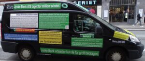 The Danish state still has major problems with Danish banks, which, as here, where Jyske Bank is behind extensive fraud against the bank’s customers, unfortunately cover both Danish judges and the authorities together with the Danish government cover this criminal Jyske Bank. But a small customer says, now it is enough, the extensive crime among the Danish banks, which the Danish government covers must stop, regardless of the fact that I am the only one who will fight to get rid of the Danish Corruption. I can not stop the camaraderie, that is the form of government, that exists in Denmark, but I want to warn other nations against the Danish country, which is a society ruled by corruption, between the comrades at the top of Denmark. You can read my blog here, and Read my story about how my family, and I have fought against some of Denmark’s perhaps largest criminal organizations. You will have a unique story about how Jyske Bank for several years, hid that the bank exposed me to fraud, while I was seriously ill after a major brain haemorrhage. And do you want my personal story until Jyske Bank 10 years after the beginning of the fraud, until Jyske Bank also chose to bribe our lawyers. I have a true story that is like reading a movie script. Can you understand why the employees of Jyske Bank say about the Jyske Bank car. “for us, it’s just a joke.” If what I write is no true i can get 2 years in prison for libel.