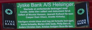 The Danish state still has major problems with Danish banks, which, as here, where Jyske Bank is behind extensive fraud against the bank’s customers, unfortunately cover both Danish judges and the authorities together with the Danish government cover this criminal Jyske Bank. But a small customer says, now it is enough, the extensive crime among the Danish banks, which the Danish government covers must stop, regardless of the fact that I am the only one who will fight to get rid of the Danish Corruption. I can not stop the camaraderie, that is the form of government, that exists in Denmark, but I want to warn other nations against the Danish country, which is a society ruled by corruption, between the comrades at the top of Denmark. You can read my blog here, and Read my story about how my family, and I have fought against some of Denmark’s perhaps largest criminal organizations. You will have a unique story about how Jyske Bank for several years, hid that the bank exposed me to fraud, while I was seriously ill after a major brain haemorrhage. And do you want my personal story until Jyske Bank 10 years after the beginning of the fraud, until Jyske Bank also chose to bribe our lawyers. I have a true story that is like reading a movie script. Can you understand why the employees of Jyske Bank say about the Jyske Bank car. “for us, it’s just a joke.” If what I write is no true i can get 2 years in prison for libel.