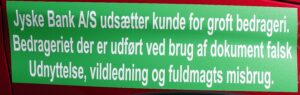 Case of organized fraud carried out by Jyske Bank A/S. in the background you see the National Bank of Denmark. Where the bank’s employees themselves refer to this case as a scandal for Denmark, and yet participate. The director. The executive board. The board and the reparation. All are complicit in covering up Jyske Bank’s fraud, and the use of forgery, use of exploitation, abuse of rights, abuse of power of attorney, and other punishable crimes. If Danmarks Nationalbank does not respond and continues to ignore my inquiries. I will send a registered letter to the bank director Lars Rohde. Where I will in the letter include documentation that Jyske Bank A/S is behind organized fraud, and request that Denmarks Nationalbank’s lawyers, together with me, Carsten Storbjerg, review my documentation. And I will request Lars Rohde on behalf of Denmarks Nationalbank, to act on my information, if the Nationalbank not itself, wants to be complicit in Jyske Bank’s fraud against the bank’s customers can continue. At the same time, I will send this letter registered to Denmark’s National bank director Lars Rohde. I will send a registered letter to the Prime Minister of Denmark, Mette Frederiksen. and send a copy of the letter to bank director Lars Rohde, with the letter request. I also want to have an interview with the State Ministry and their lawyers, for a review of my evidence that Jyske Bank A/S has forged documents and make fraud as well as other punishable crimes. If neither the State Ministry nor Denmarks Nationalbank can refute my claims against Jyske Bank, such as that Jyske Bank A/S is also behind the bribery of Lundgren’s lawyers, so that they may not present the client’s fraud and false allegations against Jyske Bank A/S. Then I would also like to ask Prime Minister Mette Frederiksen and Nationalbank director Lars Rohde if they will continue to contribute to the organized crime, they are informed that Jyske Bank A/S with CEO Anders Christian Dam is behind.