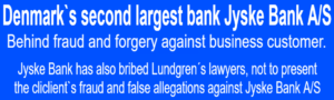 Case of organized fraud carried out by Jyske Bank A/S. in the background you see the National Bank of Denmark. Where the bank’s employees themselves refer to this case as a scandal for Denmark, and yet participate. The director. The executive board. The board and the reparation. All are complicit in covering up Jyske Bank’s fraud, and the use of forgery, use of exploitation, abuse of rights, abuse of power of attorney, and other punishable crimes. If Danmarks Nationalbank does not respond and continues to ignore my inquiries. I will send a registered letter to the bank director Lars Rohde. Where I will in the letter include documentation that Jyske Bank A/S is behind organized fraud, and request that Denmarks Nationalbank’s lawyers, together with me, Carsten Storbjerg, review my documentation. And I will request Lars Rohde on behalf of Denmarks Nationalbank, to act on my information, if the Nationalbank not itself, wants to be complicit in Jyske Bank’s fraud against the bank’s customers can continue. At the same time, I will send this letter registered to Denmark’s National bank director Lars Rohde. I will send a registered letter to the Prime Minister of Denmark, Mette Frederiksen. and send a copy of the letter to bank director Lars Rohde, with the letter request. I also want to have an interview with the State Ministry and their lawyers, for a review of my evidence that Jyske Bank A/S has forged documents and make fraud as well as other punishable crimes. If neither the State Ministry nor Denmarks Nationalbank can refute my claims against Jyske Bank, such as that Jyske Bank A/S is also behind the bribery of Lundgren’s lawyers, so that they may not present the client’s fraud and false allegations against Jyske Bank A/S. Then I would also like to ask Prime Minister Mette Frederiksen and Nationalbank director Lars Rohde if they will continue to contribute to the organized crime, they are informed that Jyske Bank A/S with CEO Anders Christian Dam is behind.