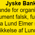 The President of the European Central Bank Christine Madeleine Odette Lagarde has been informed, that a Danish citizen has requested Denmark's national bank by bank directors Lars Rohde, Signe Krogstrup and Per Callesen for a meeting, where he can hand over the full documentation for Jyske Bank's organized crime. The customer wants to know if the National Bank and the Danish State by Prime Minister Mette Frederiksen still choose to continue cover Jyske Bank's many crimes, as using fraud, document forgery and bribery. Do you want to work for the Danish Criminal Bank, and contribute to organizing crime as the bank at least by Nicolai Hansen, Jeanett Kofoed-Hansen, Anette Kirkeby, Casper Dam Olsen, Morten Ulrik Gade, Philip Baruch and more, all have assisted Jyske Bank with, then contact Jyske Bank here +4589898989. Here at Banknyt you can read more about the extensive and organized crime, that the second largest DANISH BANK JYSKE BANK is behind, such as Bribery, FRAUD, DOCUMENT FALSE, ABUSE of the forfeited POWER OF ATTORNEY. Which the authorities, including the National Board of Justice's employees such as Supreme Court Judge Kurt Rasmussen by camaraderie, have covered. I mention Lundgrens, Lund Elmer Sandager, Kromann Reumert, Horten and DLA Piper's lawyers, as an employee partner at Comradeship or Corruption has actually helped Jyske Bank with organized fraud. Here at Banknyt you can read more about organized crime in Denmark, where judges such as Kurt Rasmussen and large international law firms such as Lundgren's lawyers and the Danish government are contributing to Danish banks' fraud against customers can continue.