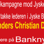 Case of organized fraud carried out by Jyske Bank A/S. in the background you see the National Bank of Denmark. Where the bank’s employees themselves refer to this case as a scandal for Denmark, and yet participate. The director. The executive board. The board and the reparation. All are complicit in covering up Jyske Bank’s fraud, and the use of forgery, use of exploitation, abuse of rights, abuse of power of attorney, and other punishable crimes. If Danmarks Nationalbank does not respond and continues to ignore my inquiries. I will send a registered letter to the bank director Lars Rohde. Where I will in the letter include documentation that Jyske Bank A/S is behind organized fraud, and request that Denmarks Nationalbank’s lawyers, together with me, Carsten Storbjerg, review my documentation. And I will request Lars Rohde on behalf of Denmarks Nationalbank, to act on my information, if the Nationalbank not itself, wants to be complicit in Jyske Bank’s fraud against the bank’s customers can continue. At the same time, I will send this letter registered to Denmark’s National bank director Lars Rohde. I will send a registered letter to the Prime Minister of Denmark, Mette Frederiksen. and send a copy of the letter to bank director Lars Rohde, with the letter request. I also want to have an interview with the State Ministry and their lawyers, for a review of my evidence that Jyske Bank A/S has forged documents and make fraud as well as other punishable crimes. If neither the State Ministry nor Denmarks Nationalbank can refute my claims against Jyske Bank, such as that Jyske Bank A/S is also behind the bribery of Lundgren’s lawyers, so that they may not present the client’s fraud and false allegations against Jyske Bank A/S. Then I would also like to ask Prime Minister Mette Frederiksen and Nationalbank director Lars Rohde if they will continue to contribute to the organized crime, they are informed that Jyske Bank A/S with CEO Anders Christian Dam is behind.